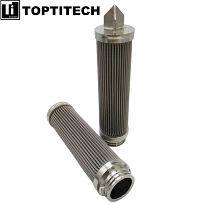 Cartuș plisat din oțel inoxidabil 316 SS 10 inch