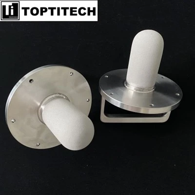 Distribuitor microporos sinterizat personalizat SS316L cu ureche de tragere